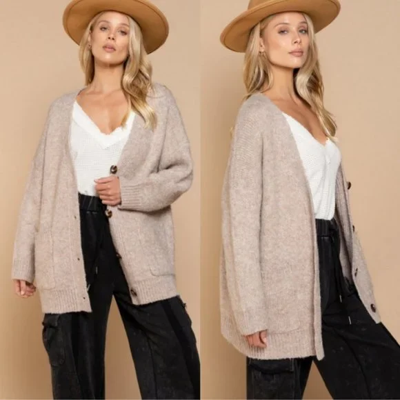 SOLD OUT 58923 Button Front Cardigan - Picture 3 of 3